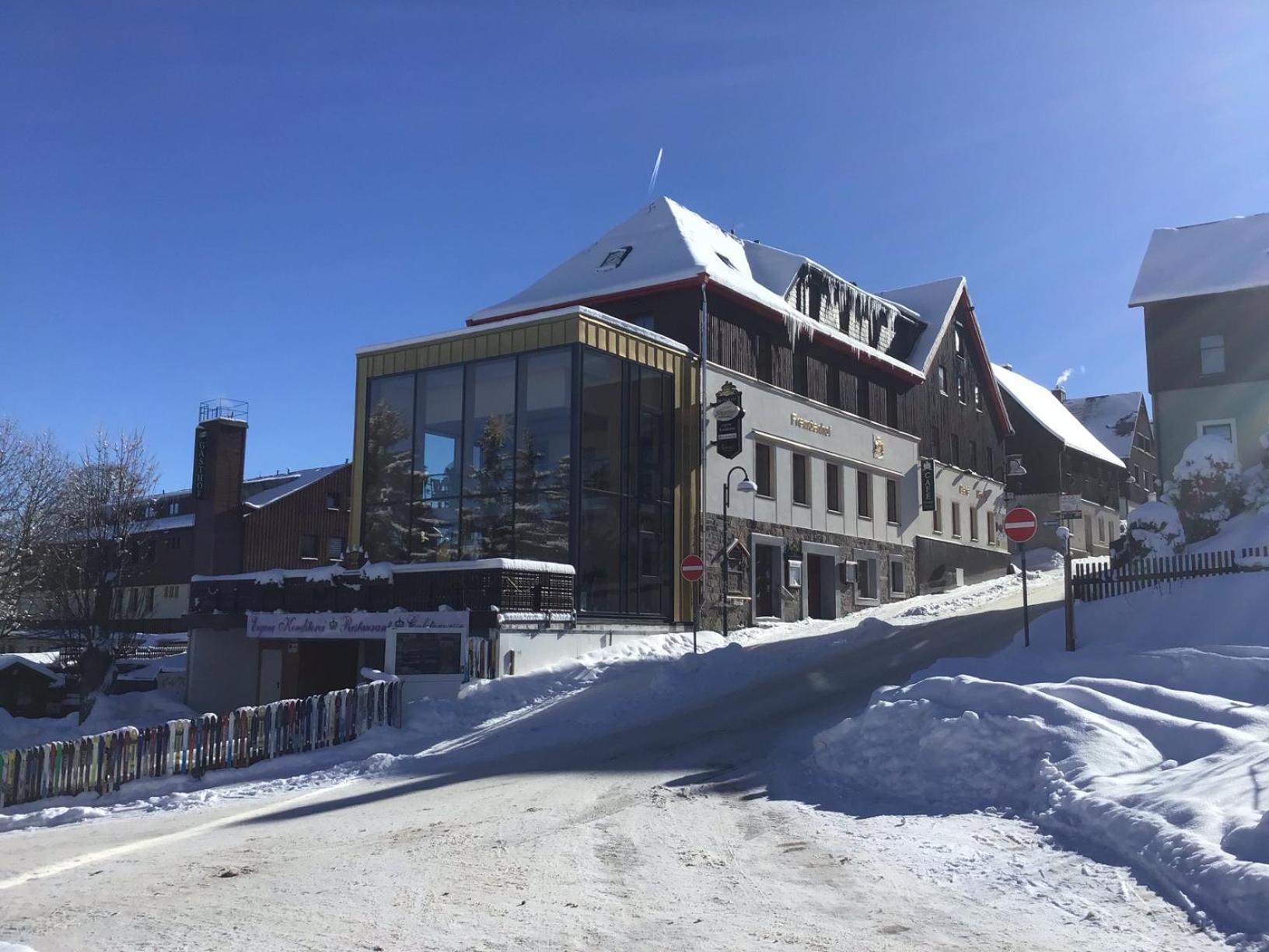 Cafe Koenig Hotel Oberwiesenthal Exterior photo
